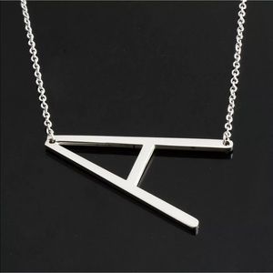Initial “A” Necklace